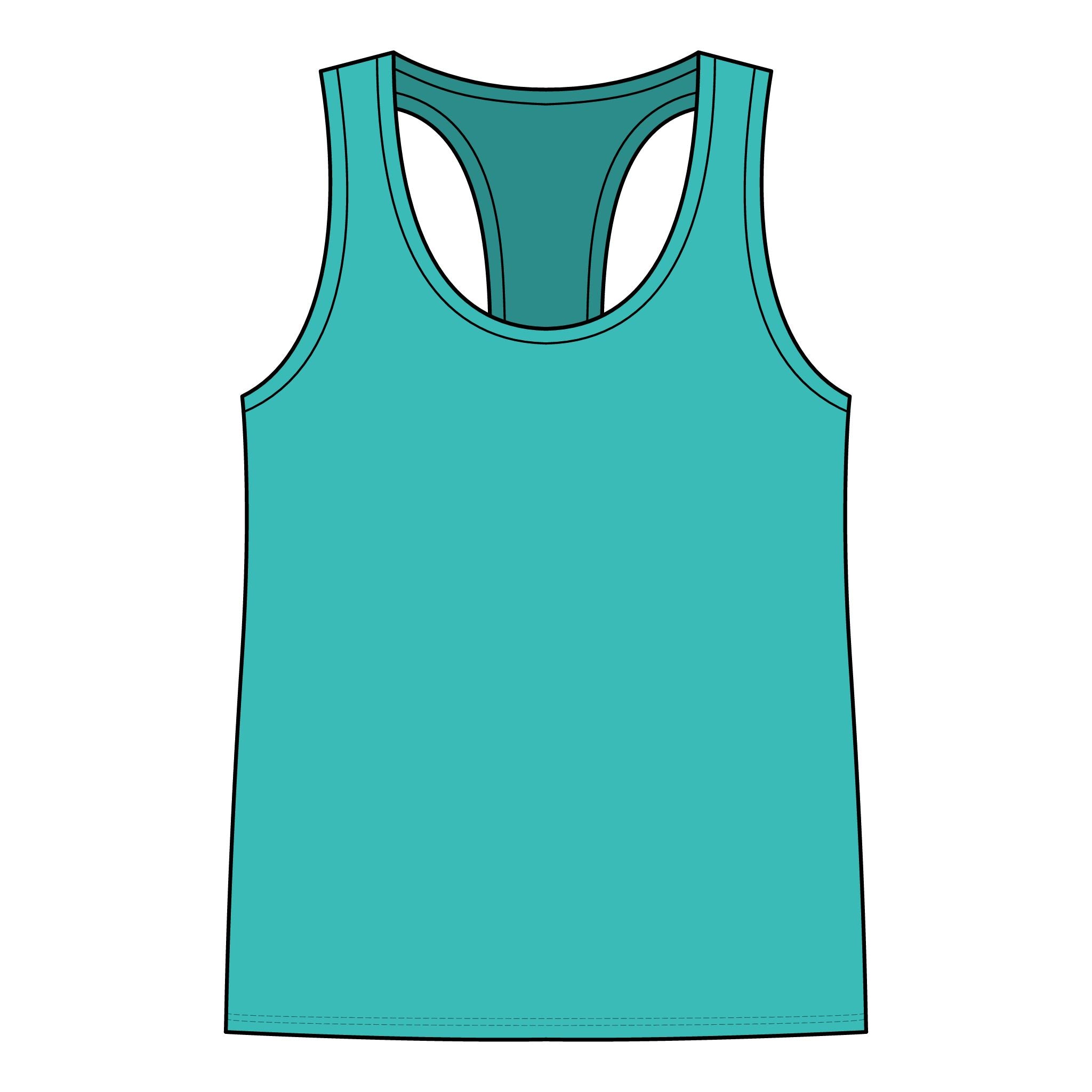 Tank Top Racer Back