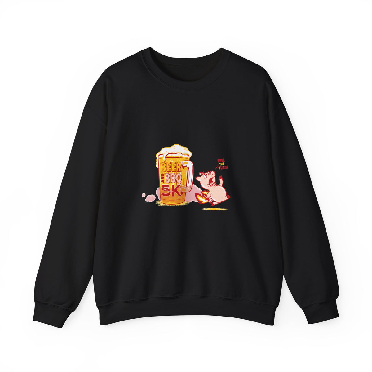 Beer & BBQ Feel the Burn Crewneck