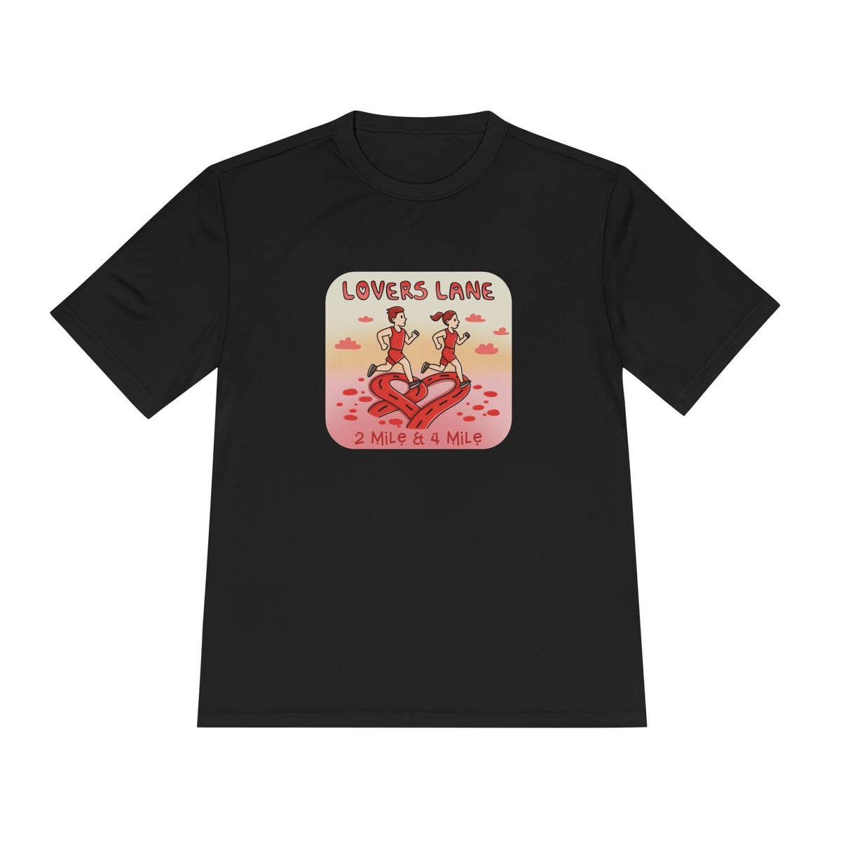 Lovers Lane Heart Badge Performance Tee