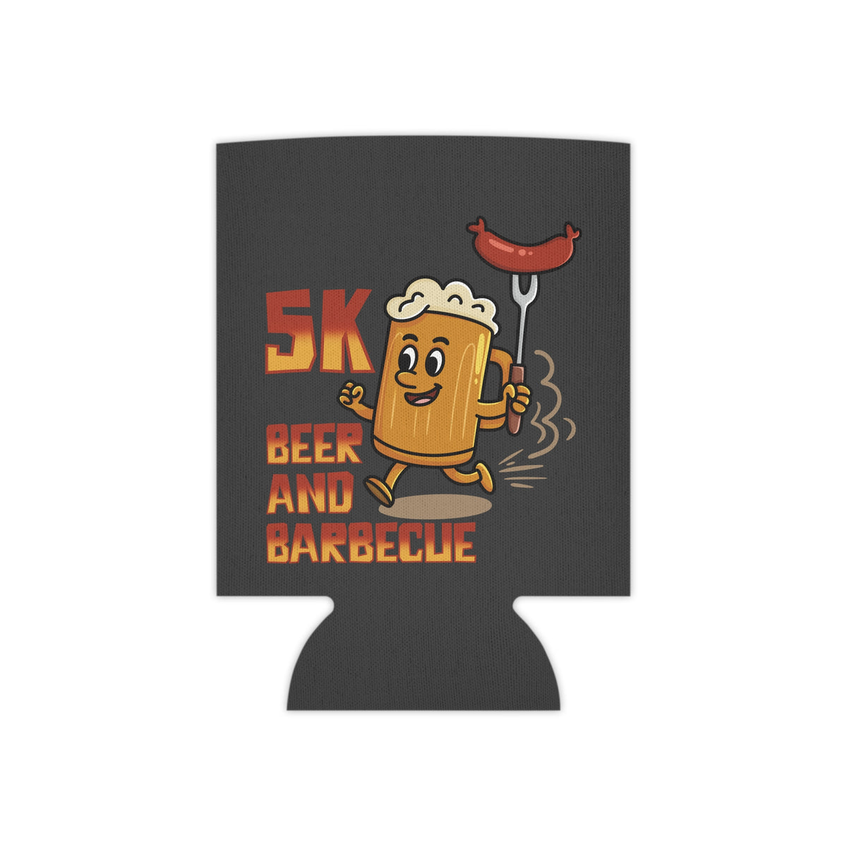 Beer & BBQ Sausage Mug Can Cooler