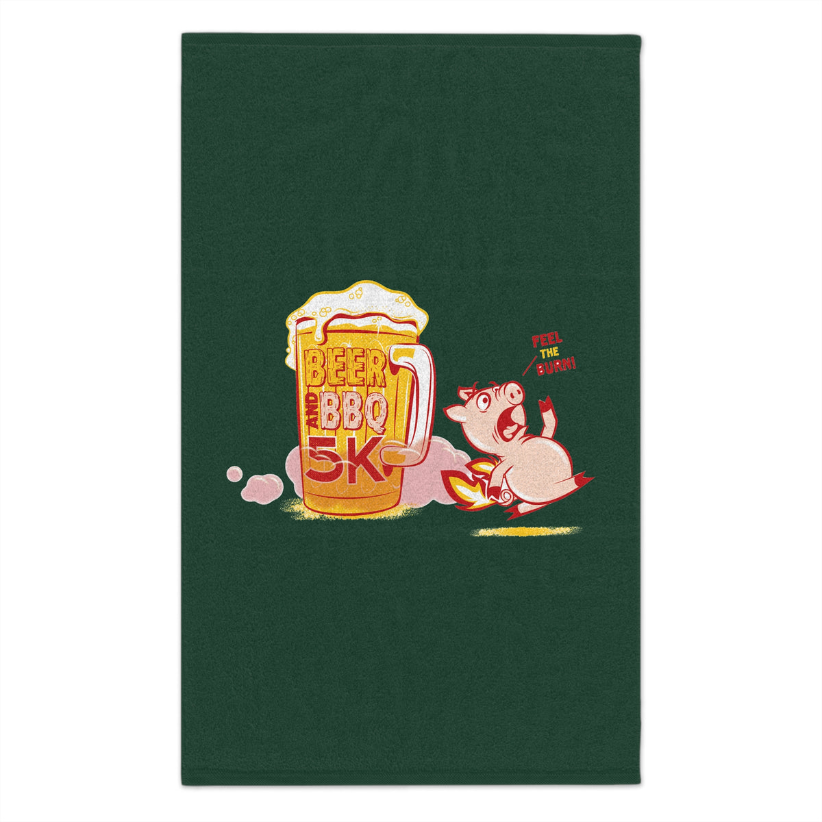 Beer & BBQ Feel the Burn Rally Towel