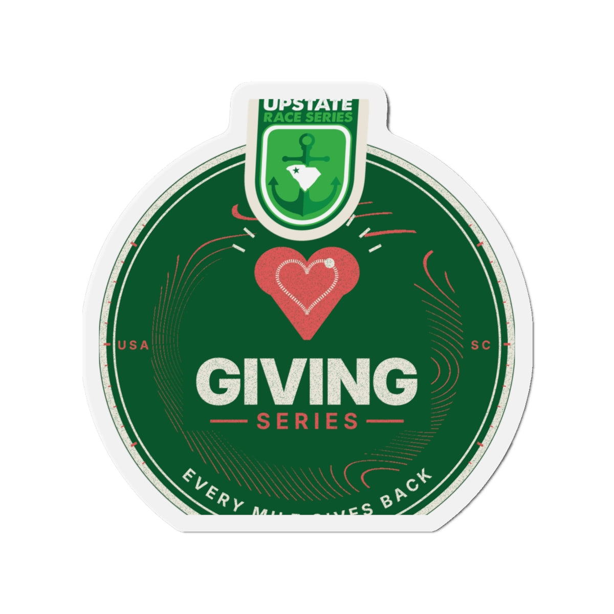 Upstate Giving Series Crest Magnet
