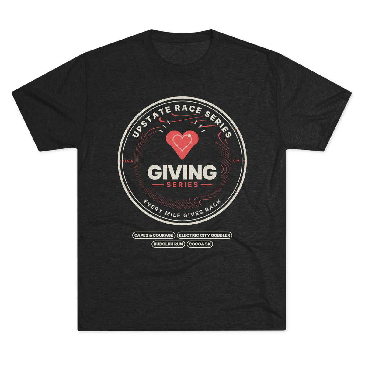 Upstate Giving Series Tee (Dark Shirts)