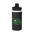 Holiday Hustle Holly Script Water Bottle