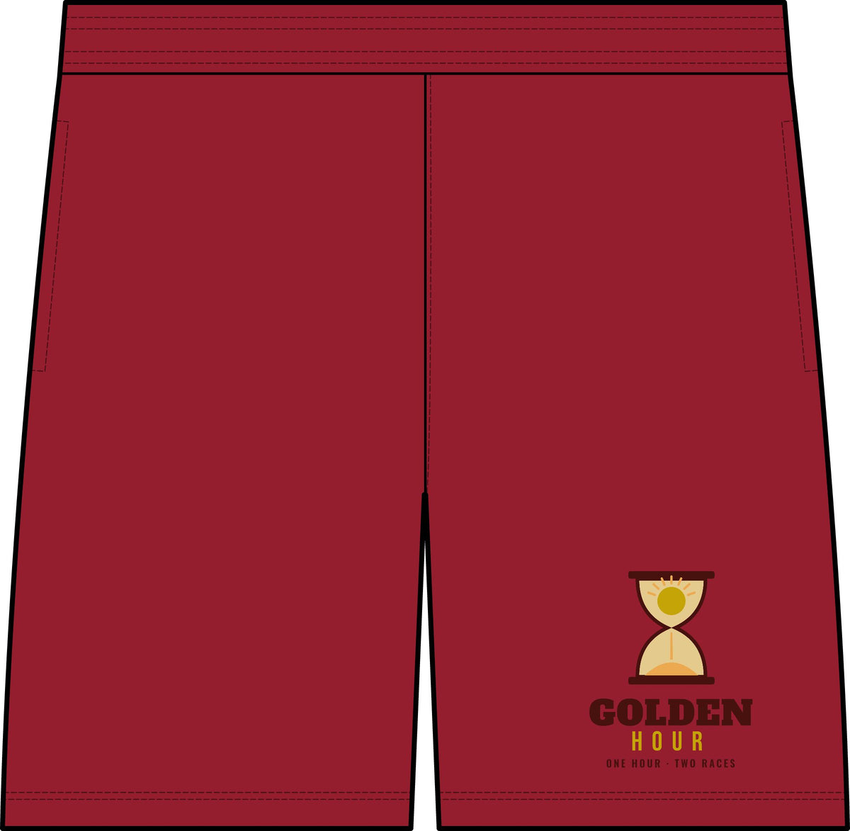 Golden Hour Hourglass Running Shorts