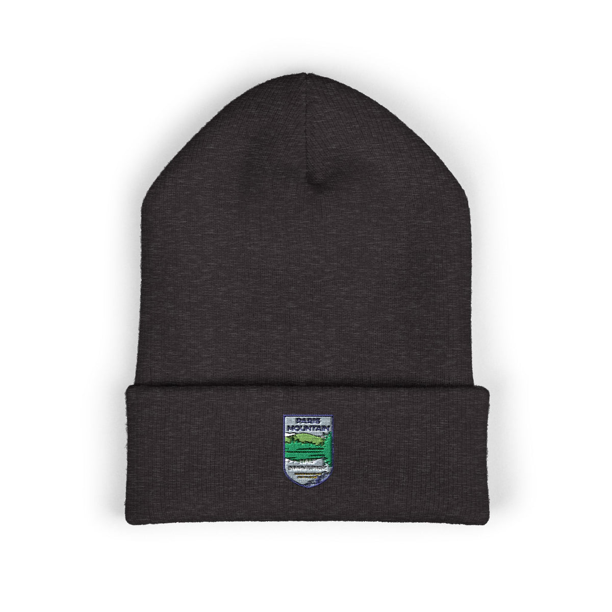 Paris Mountain Lake Badge Beanie