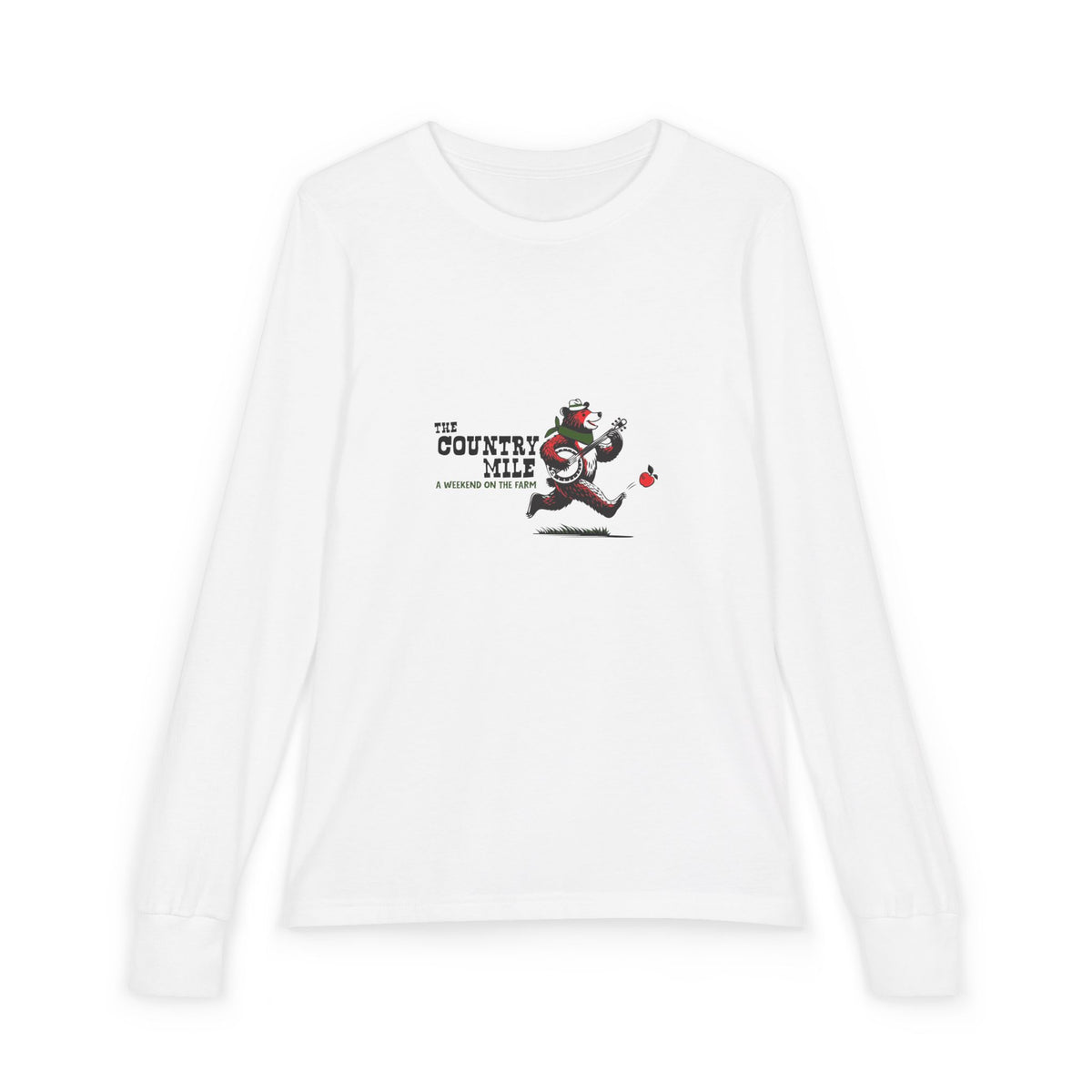 Country Mile Banjo Bear Youth Long Sleeve