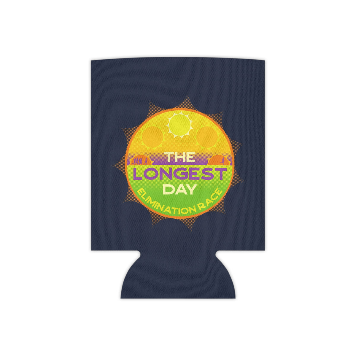 Longest Day Sunburst Badge Can Cooler