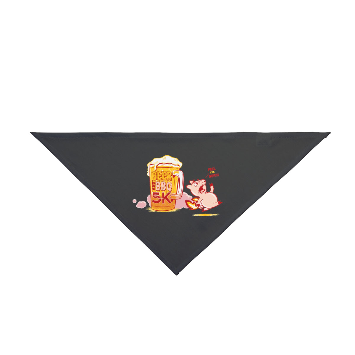 Beer & BBQ Feel the Burn Dog Bandana