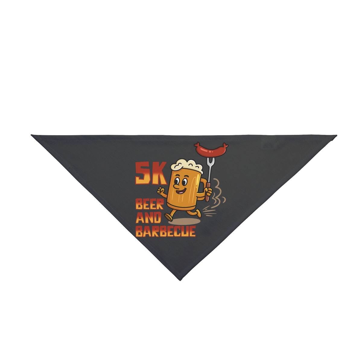 Beer & BBQ Sausage Mug Dog Bandana