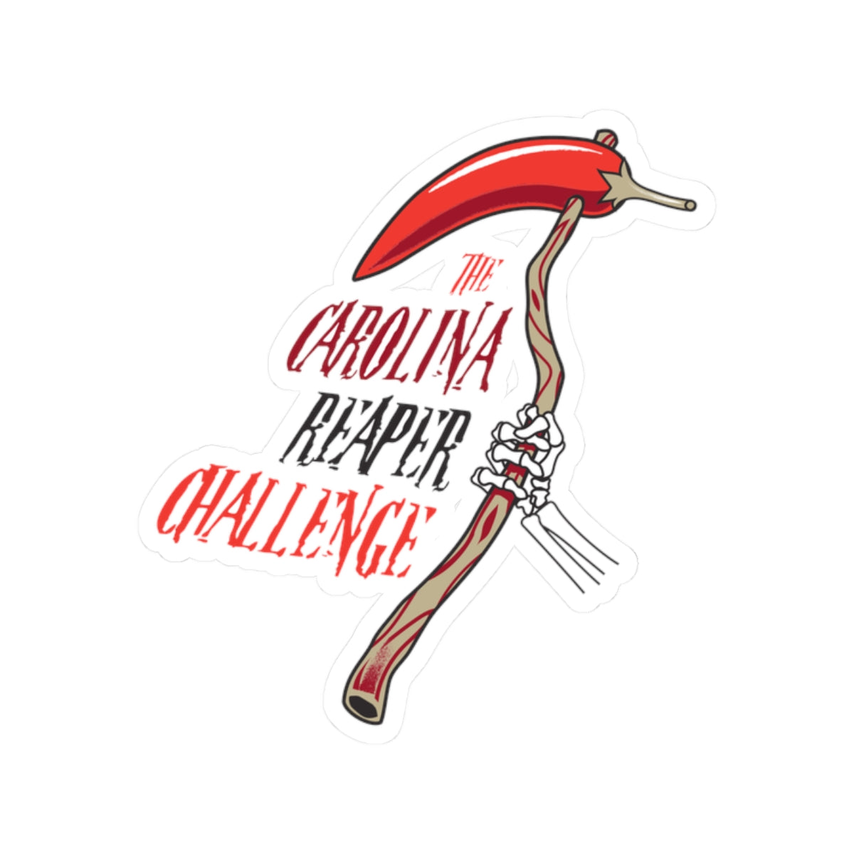 Carolina Reaper Scythe Sticker
