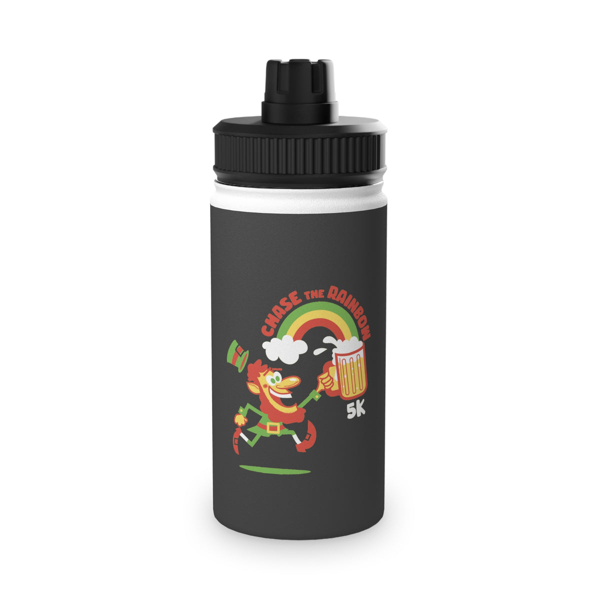 Chase the Rainbow Leprechaun Water Bottle