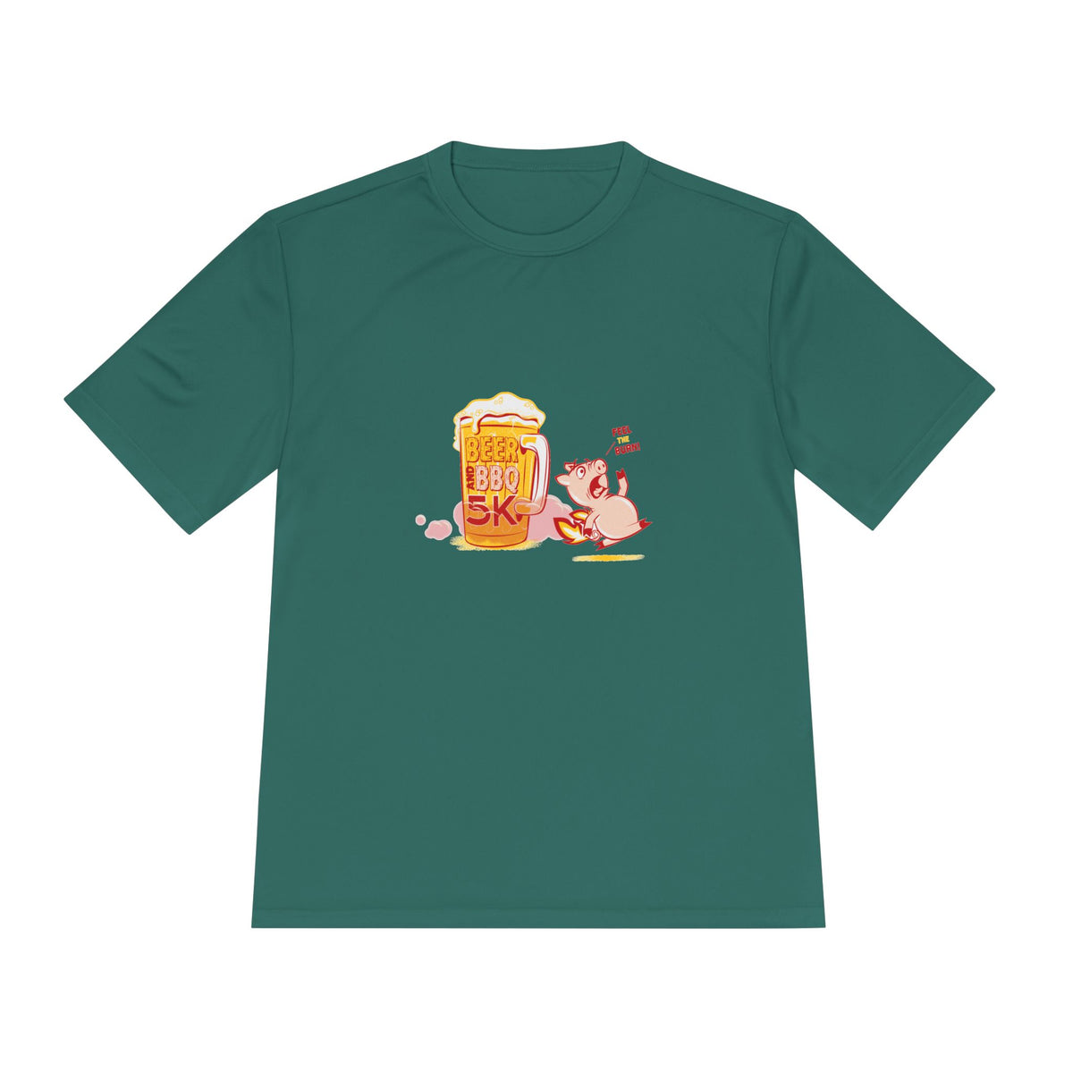 Beer & BBQ Feel the Burn Performance Tee
