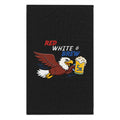 Red White & Brew Eagle Rally Towel