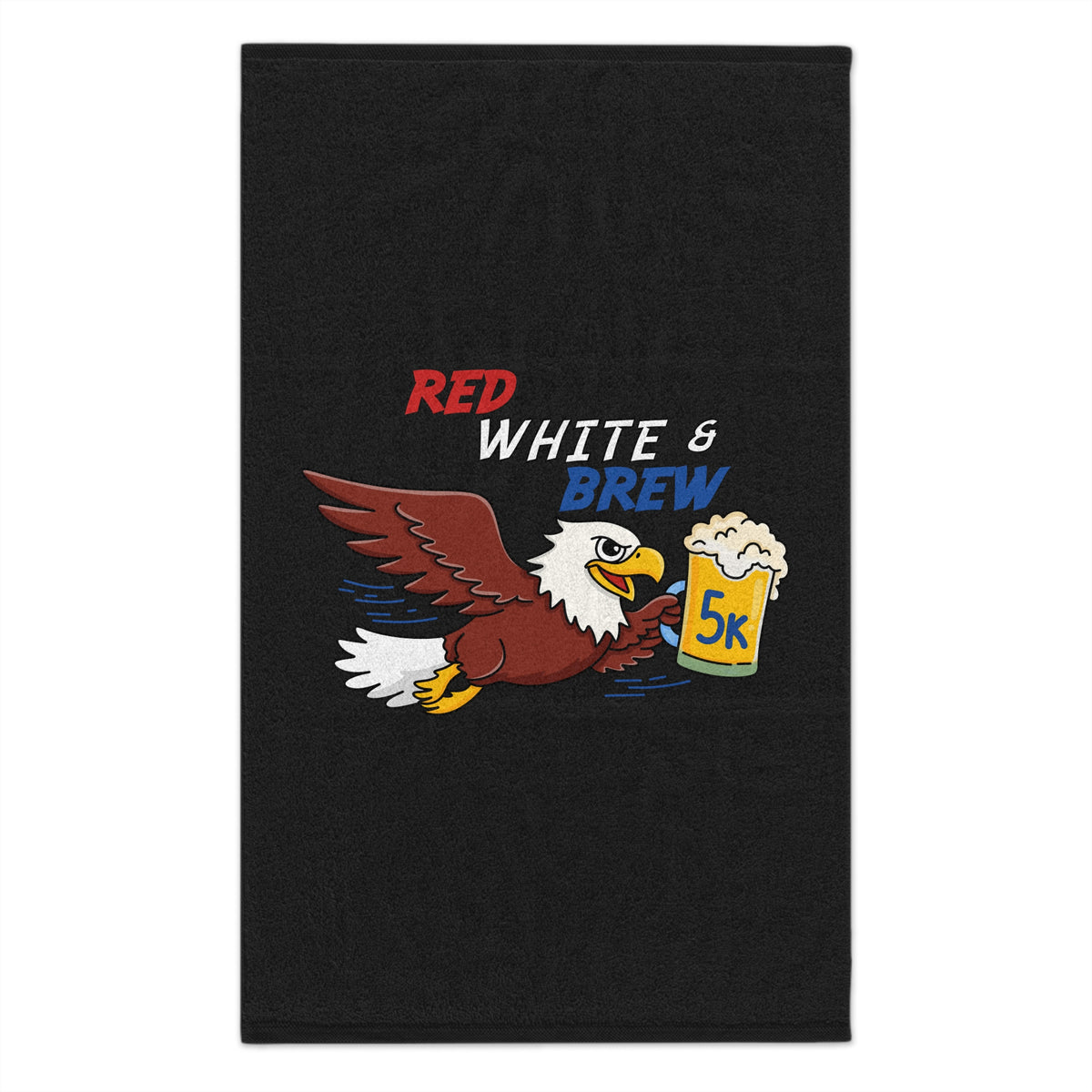 Red White & Brew Eagle Rally Towel