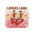 Lovers Lane Heart Badge Sticker