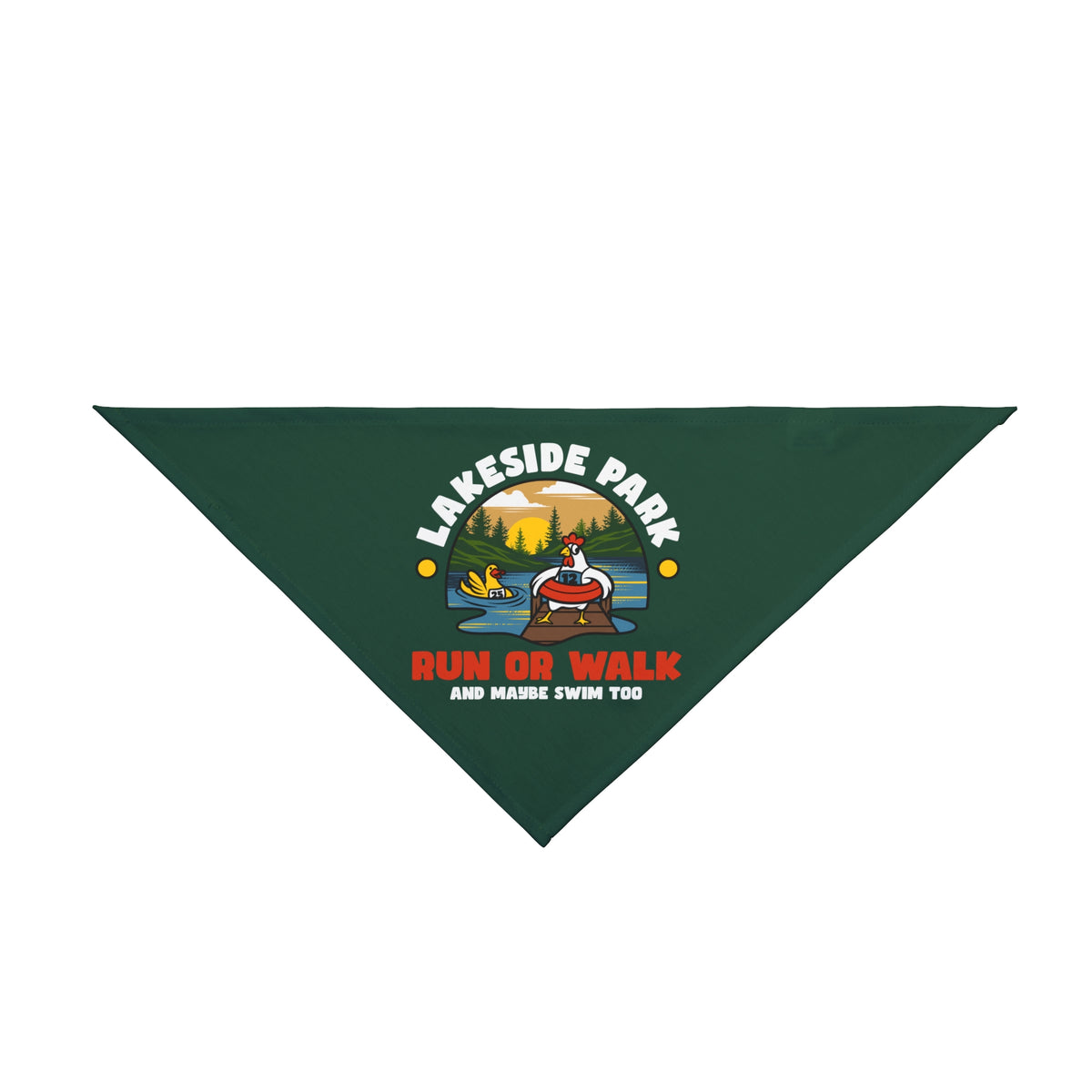 Lakeside Park Run or Walk Dog Bandana