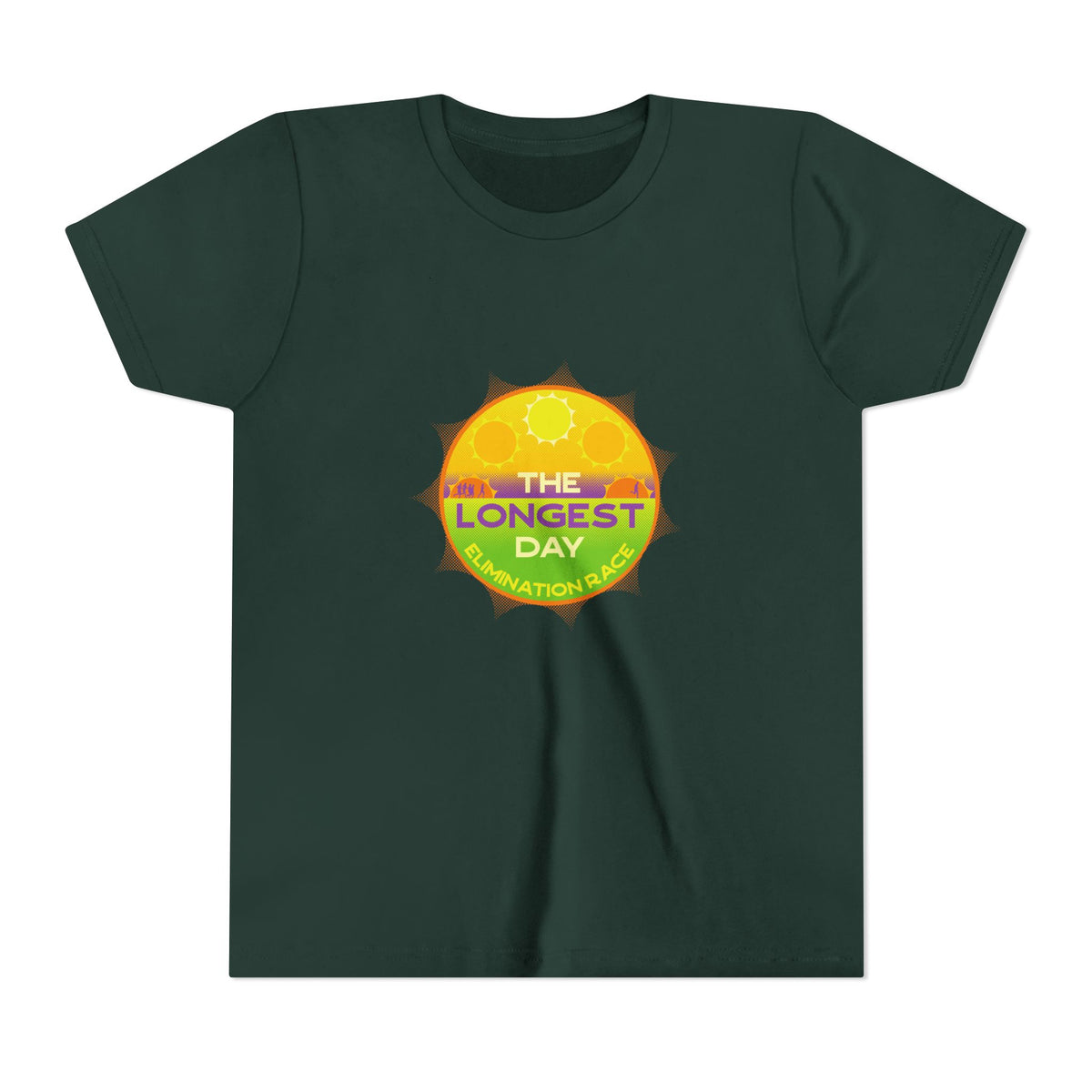 Longest Day Sunburst Badge Youth Tee