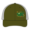 Holiday Hustle Holly Script Trucker Hat