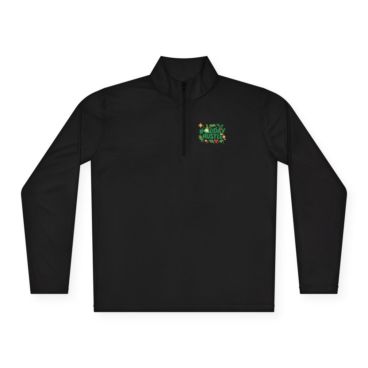 Holiday Hustle Holly Script Quarter-Zip