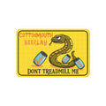 Cottonmouth Yellow Flag Sticker