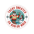 Tacky Sweater Santa Sticker