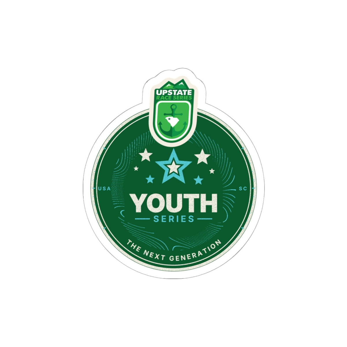 Upstate Youth Series Crest Sticker