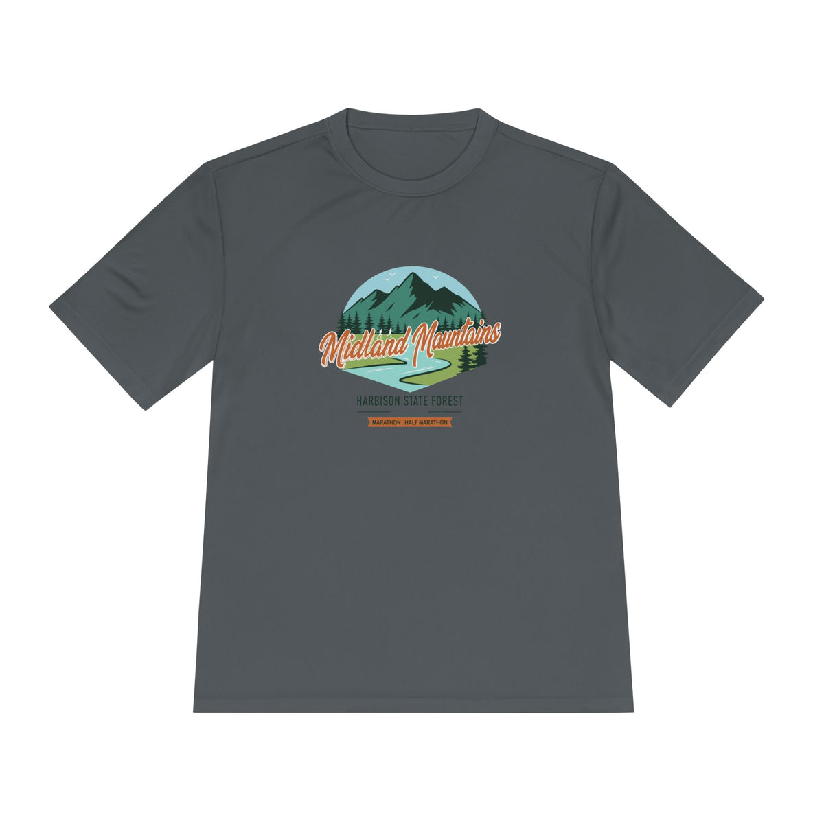 Broad River Mountain Script Performance Tee