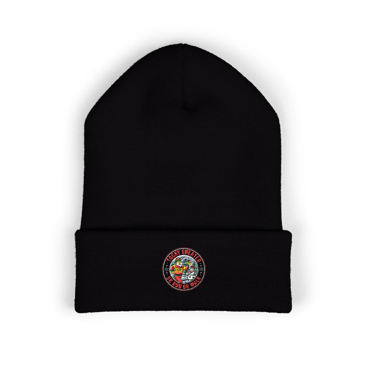 Tacky Sweater Santa Beanie