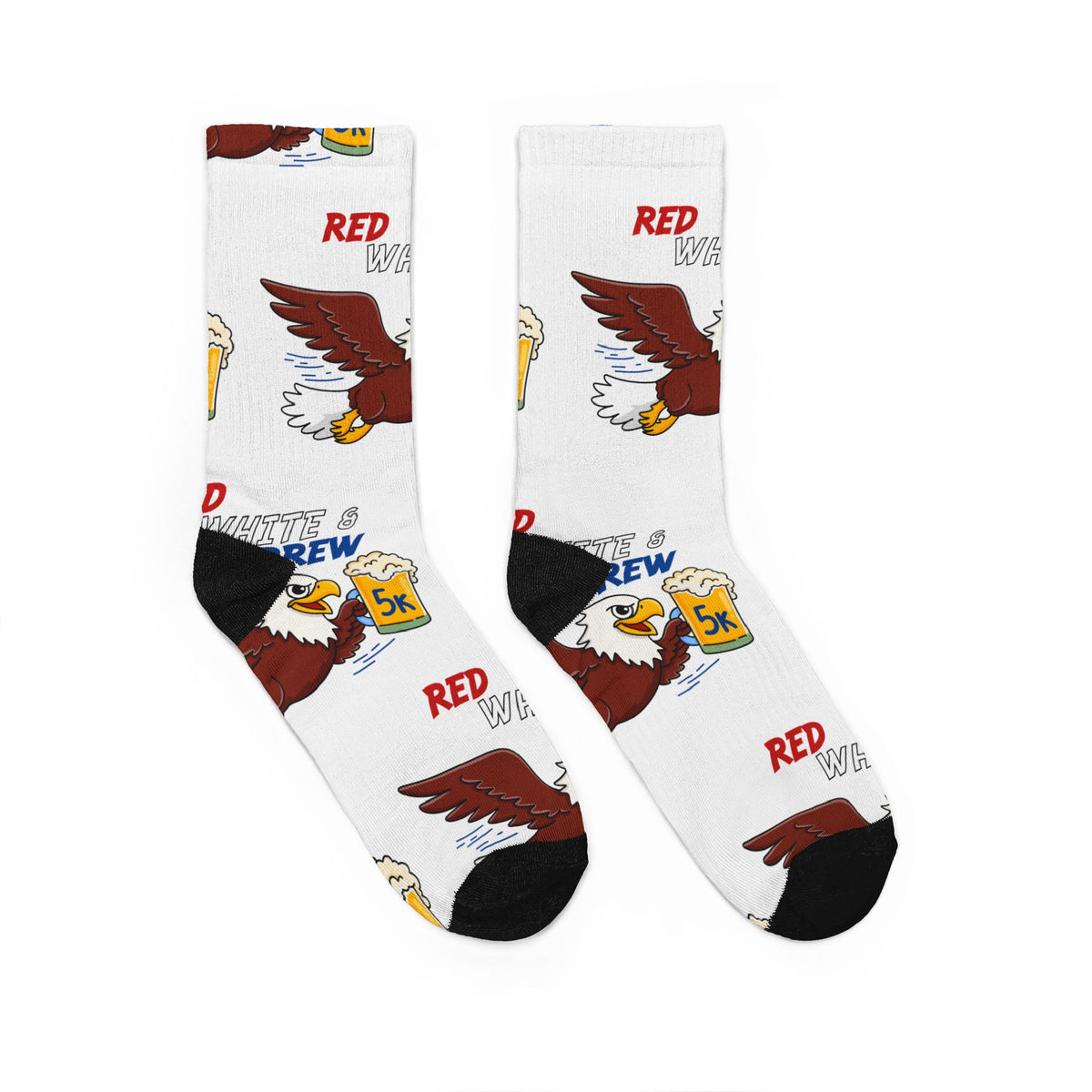 Red White & Brew Socks