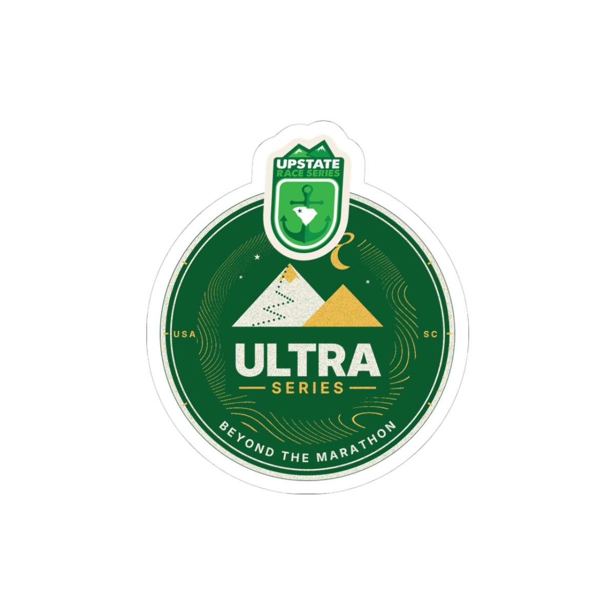 Upstate Ultra Series Crest Sticker