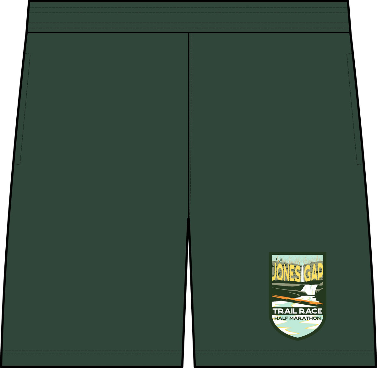 Jones Gap Trail Badge Running Shorts