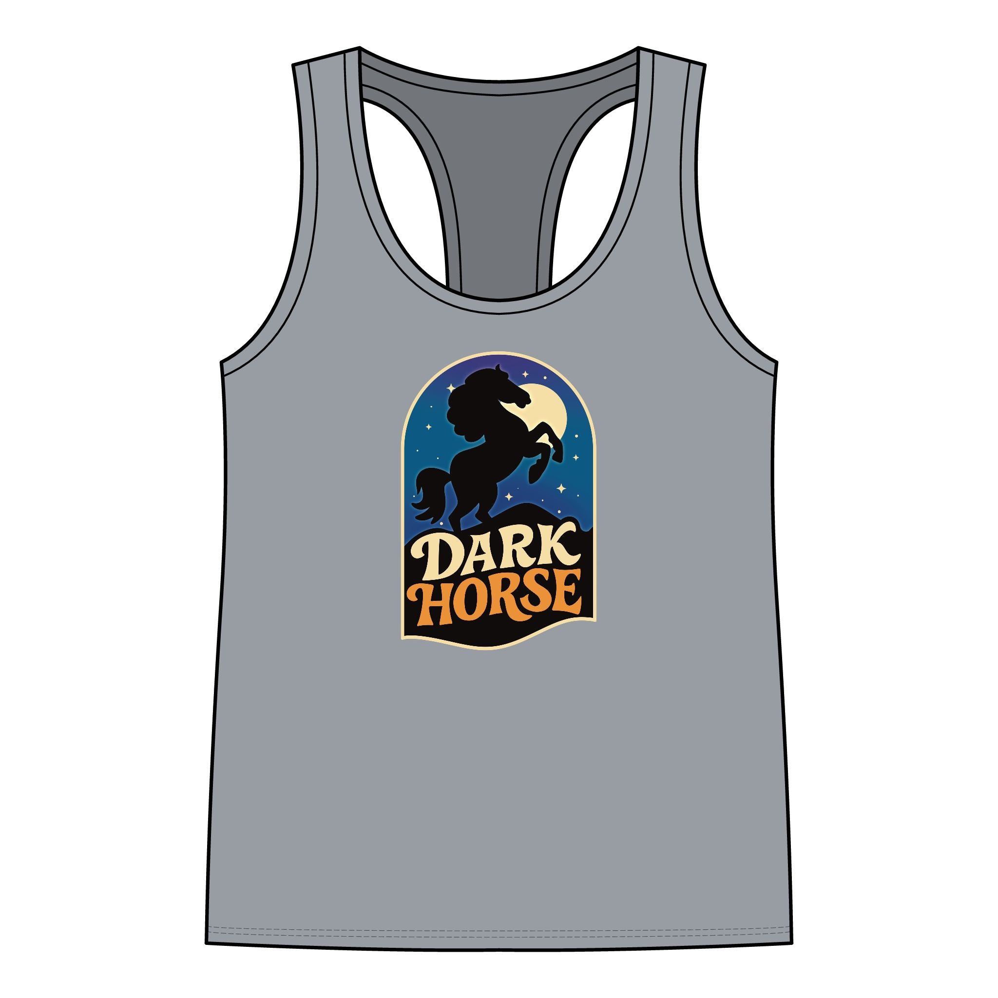 Tank Top Racer Back - Dark Horse