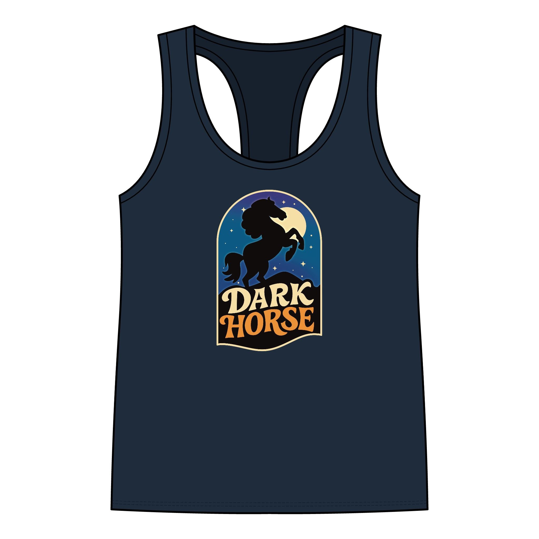 Tank Top Racer Back - Dark Horse