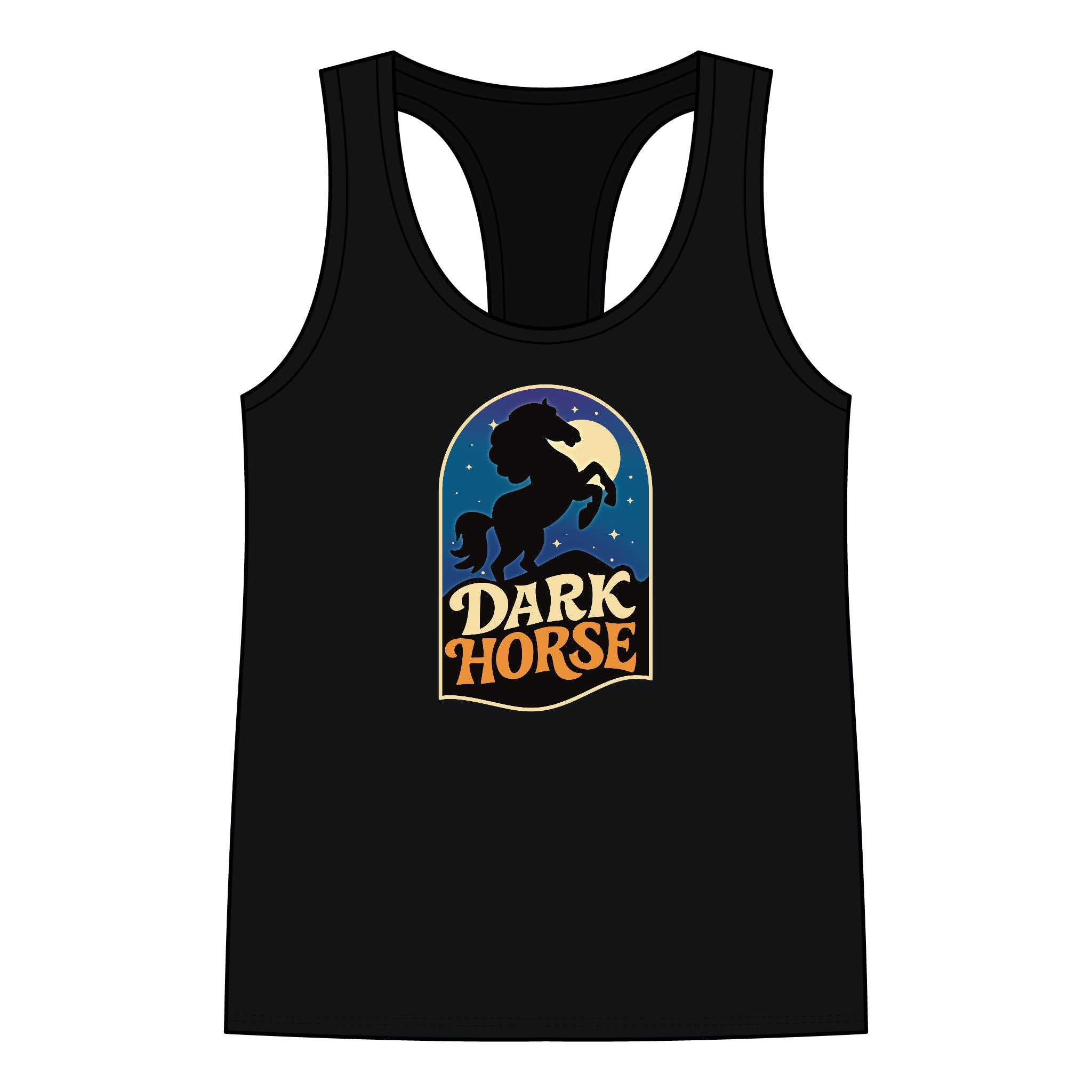 Tank Top Racer Back - Dark Horse