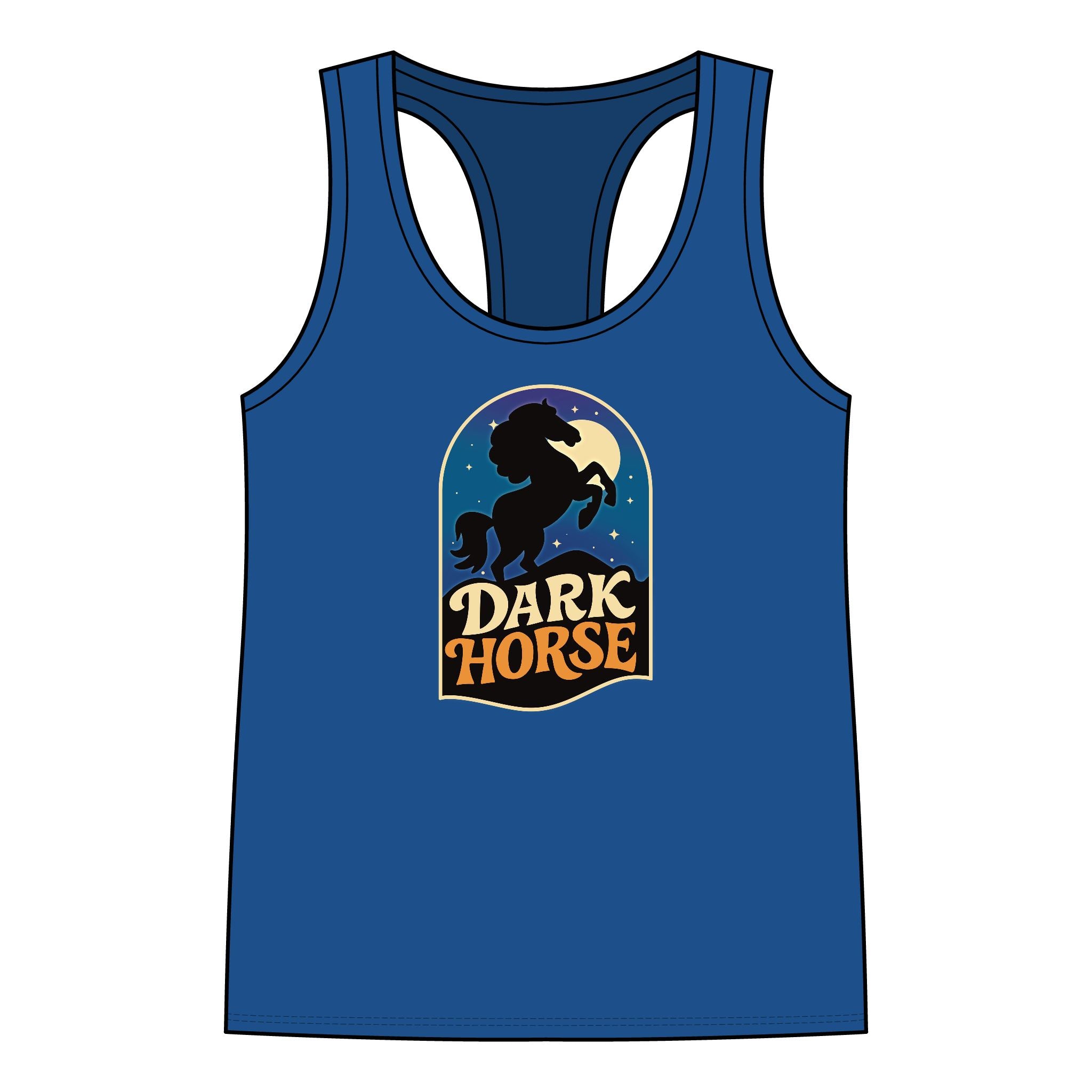 Tank Top Racer Back - Dark Horse
