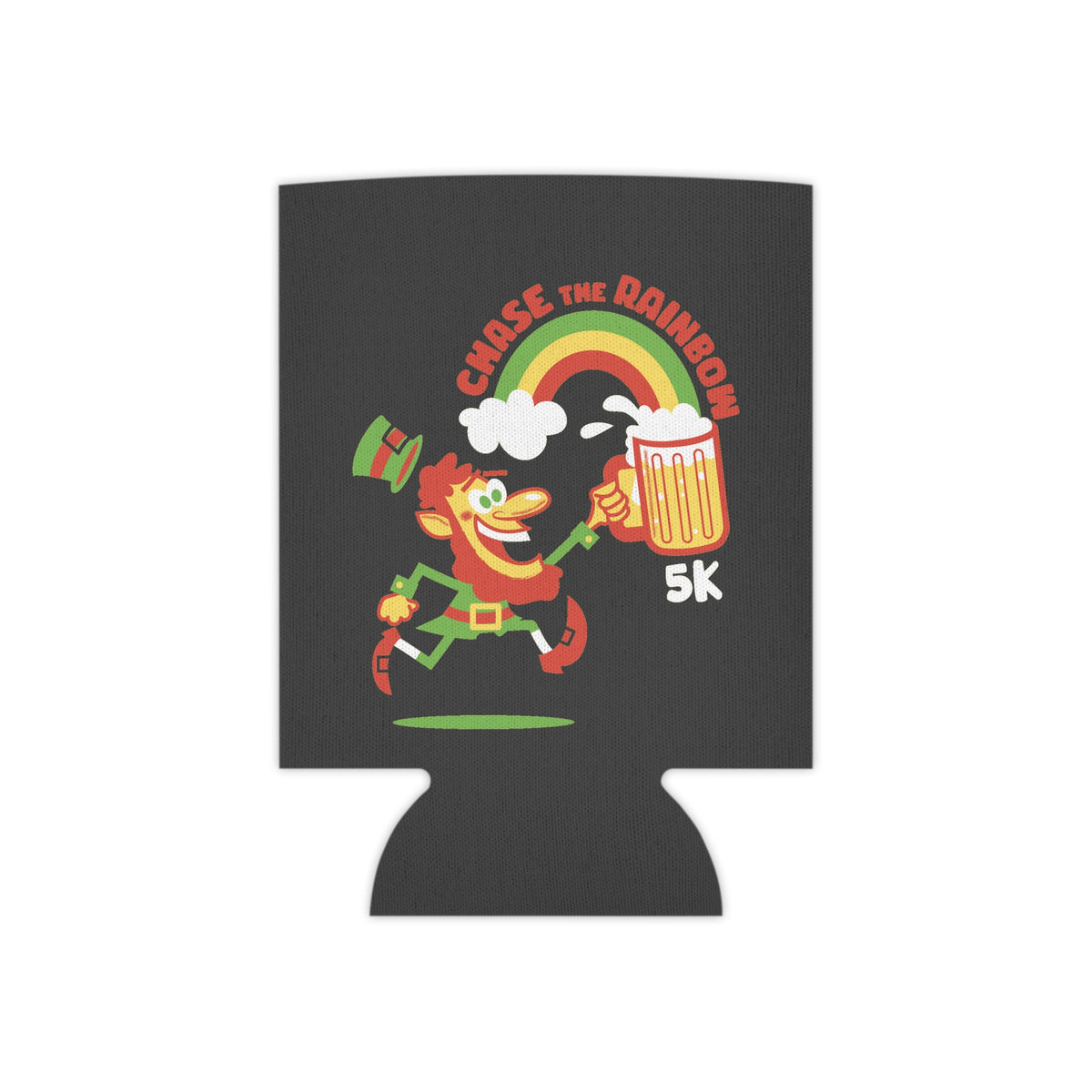 Chase the Rainbow Leprechaun Can Cooler