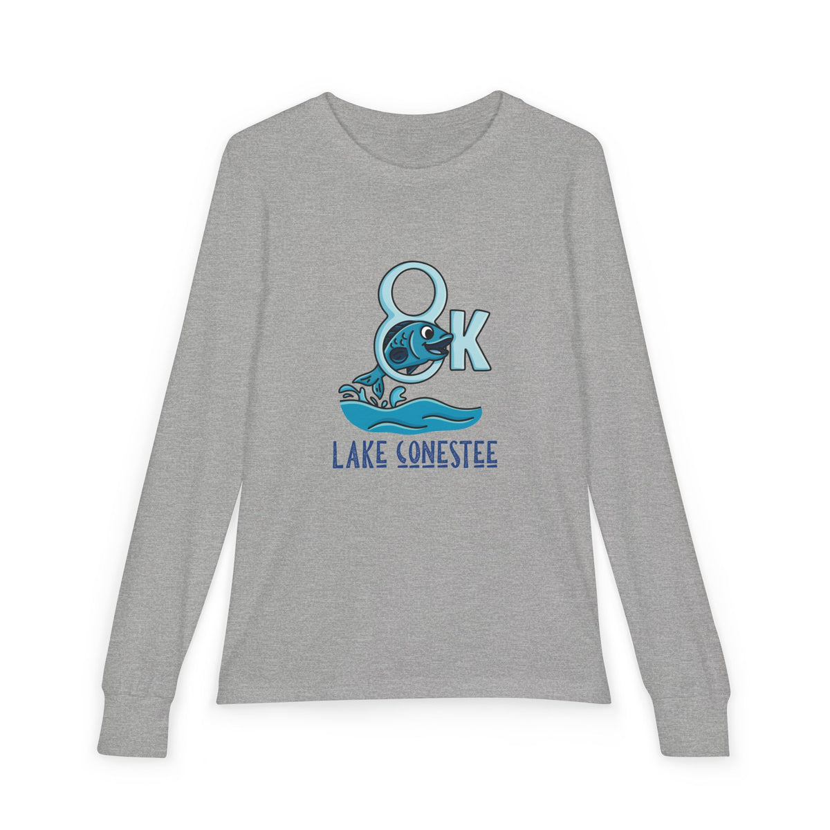 Lake Conestee Wave 8K Youth Long Sleeve