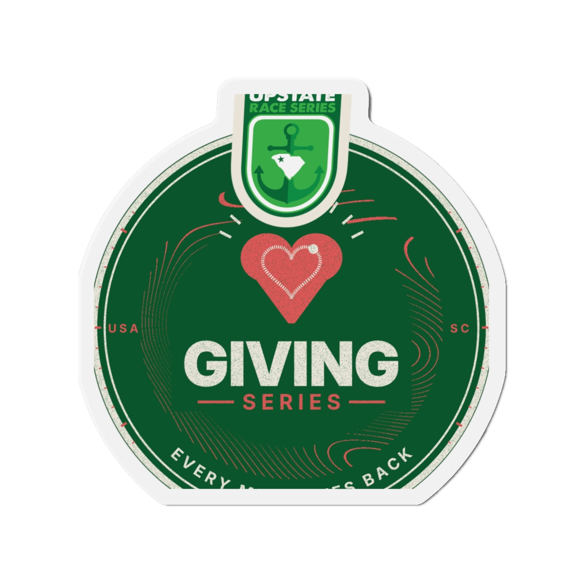 Upstate Giving Series Crest Magnet