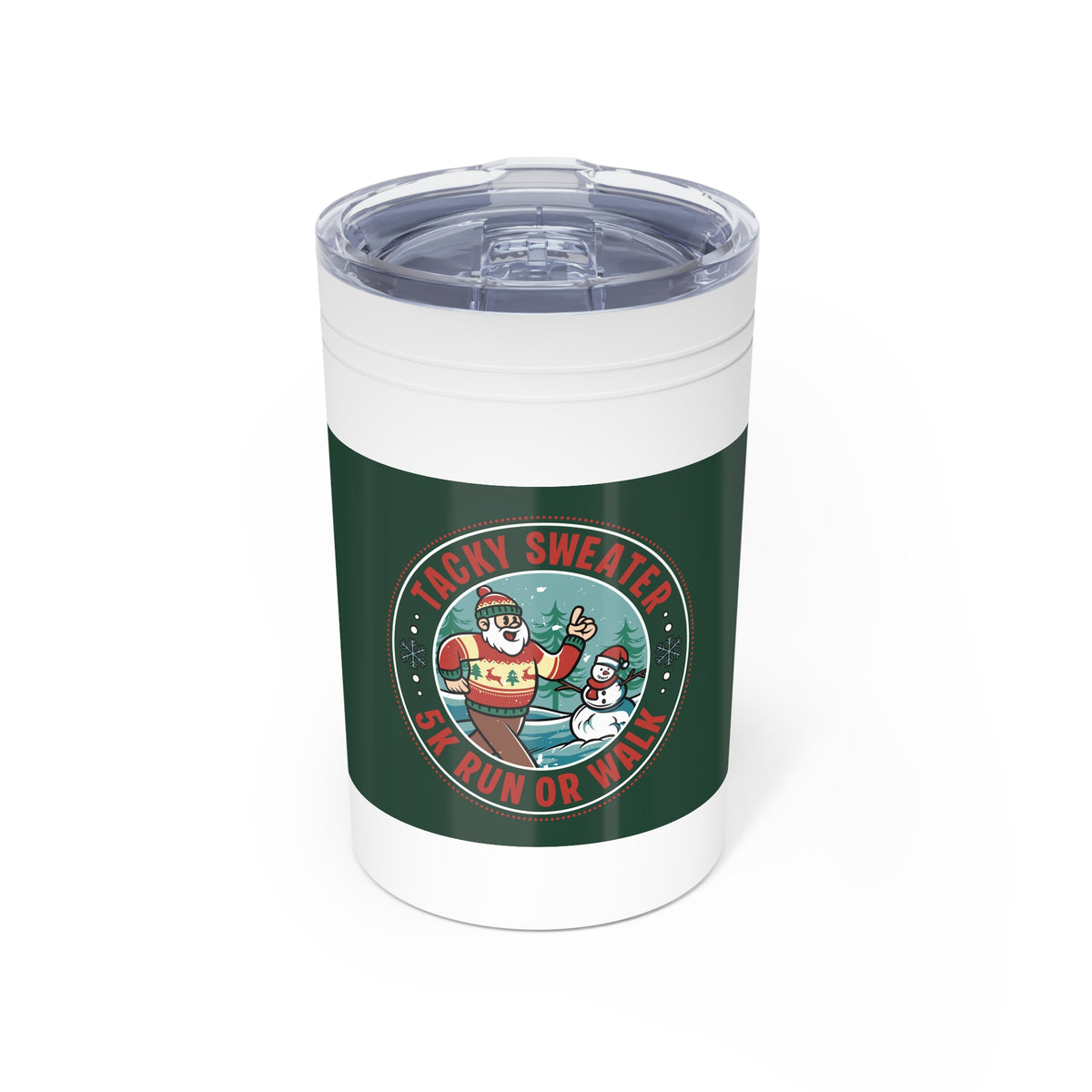 Tacky Sweater Santa Tumbler