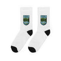 Paris Mountain Lake Badge Socks