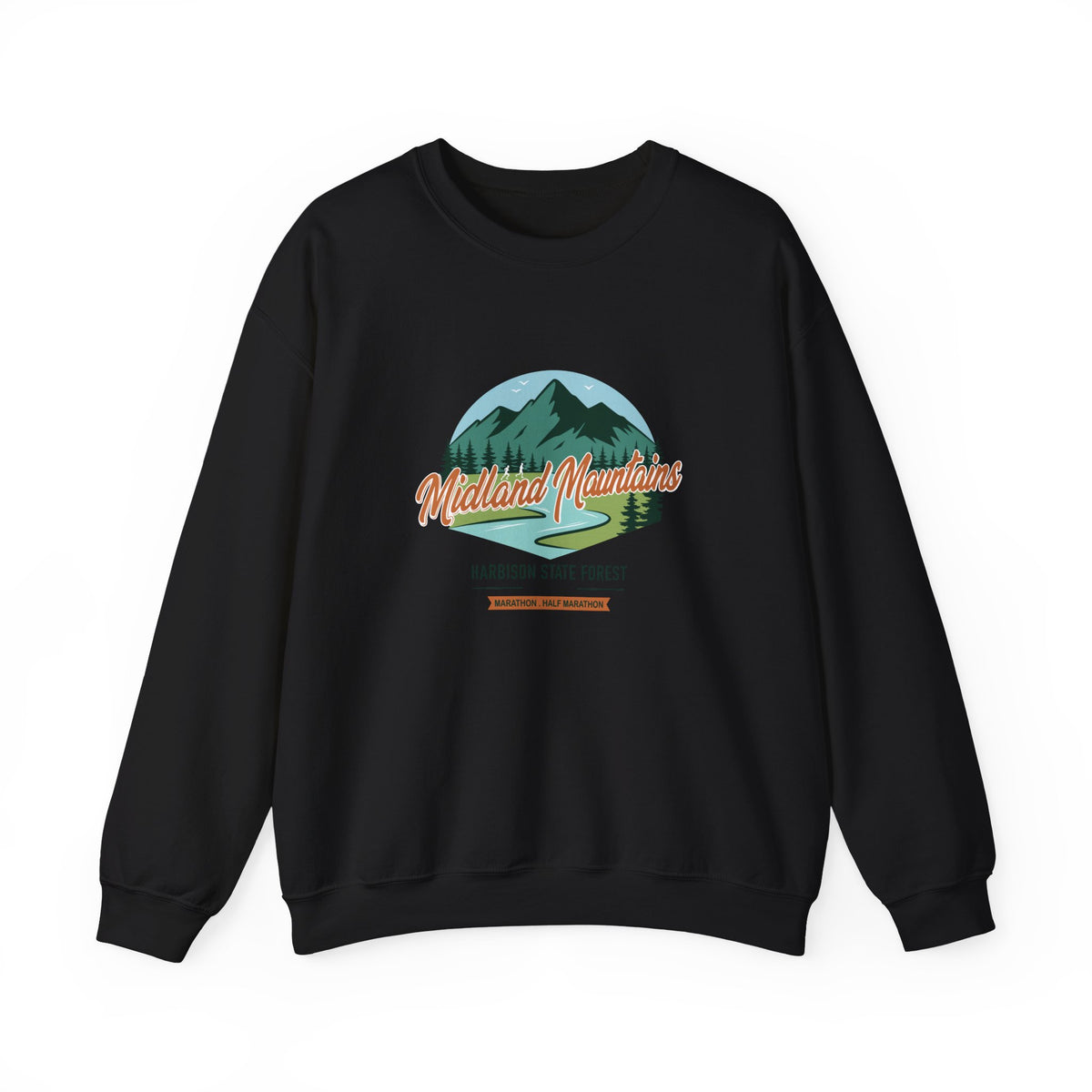Broad River Mountain Script Crewneck