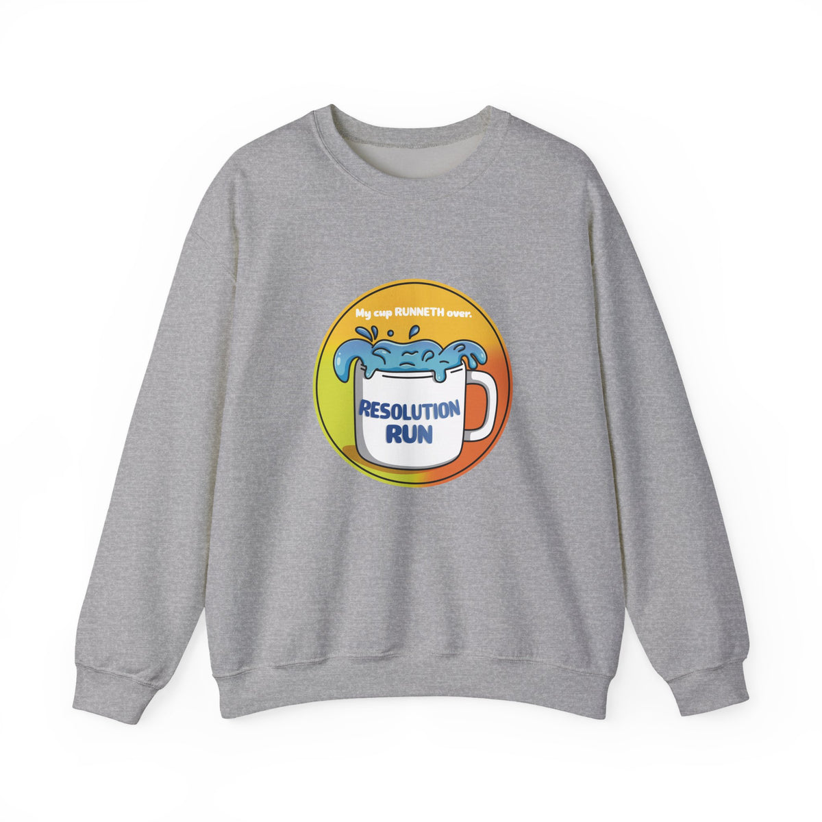 Resolution Run Coffee Badge Crewneck