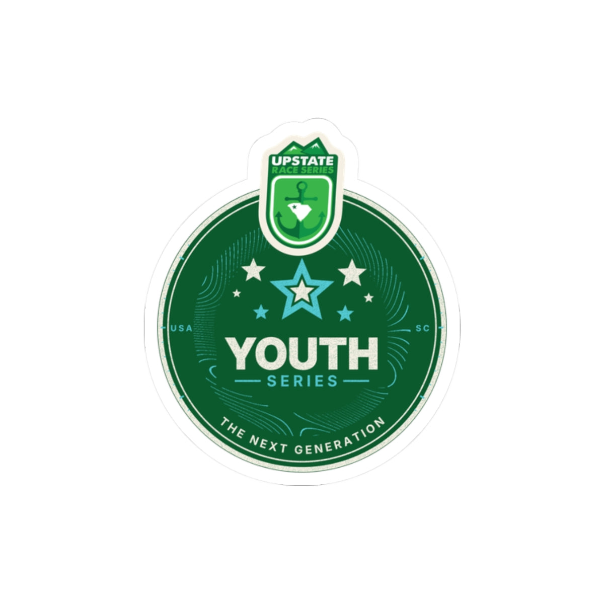 Upstate Youth Series Crest Sticker