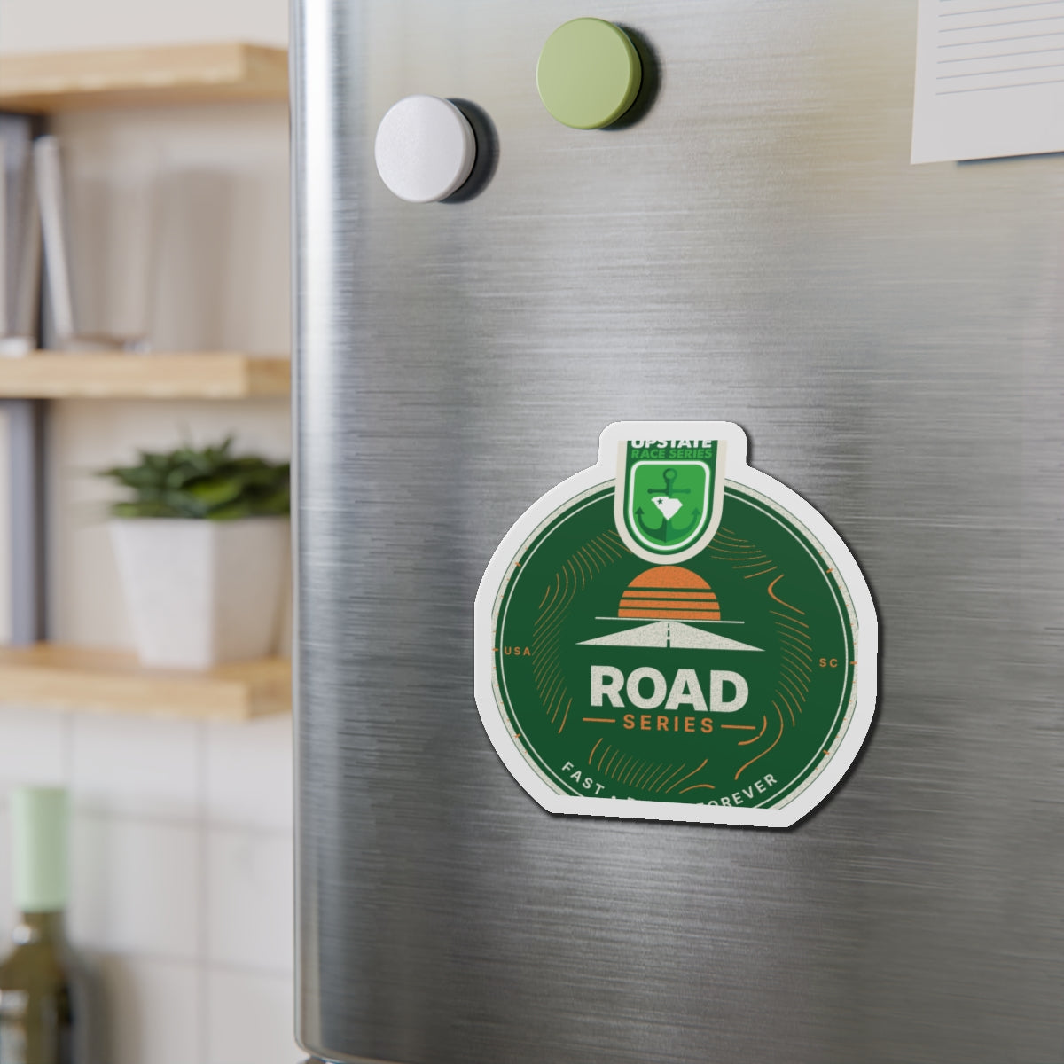 Upstate Road Series Crest Magnet