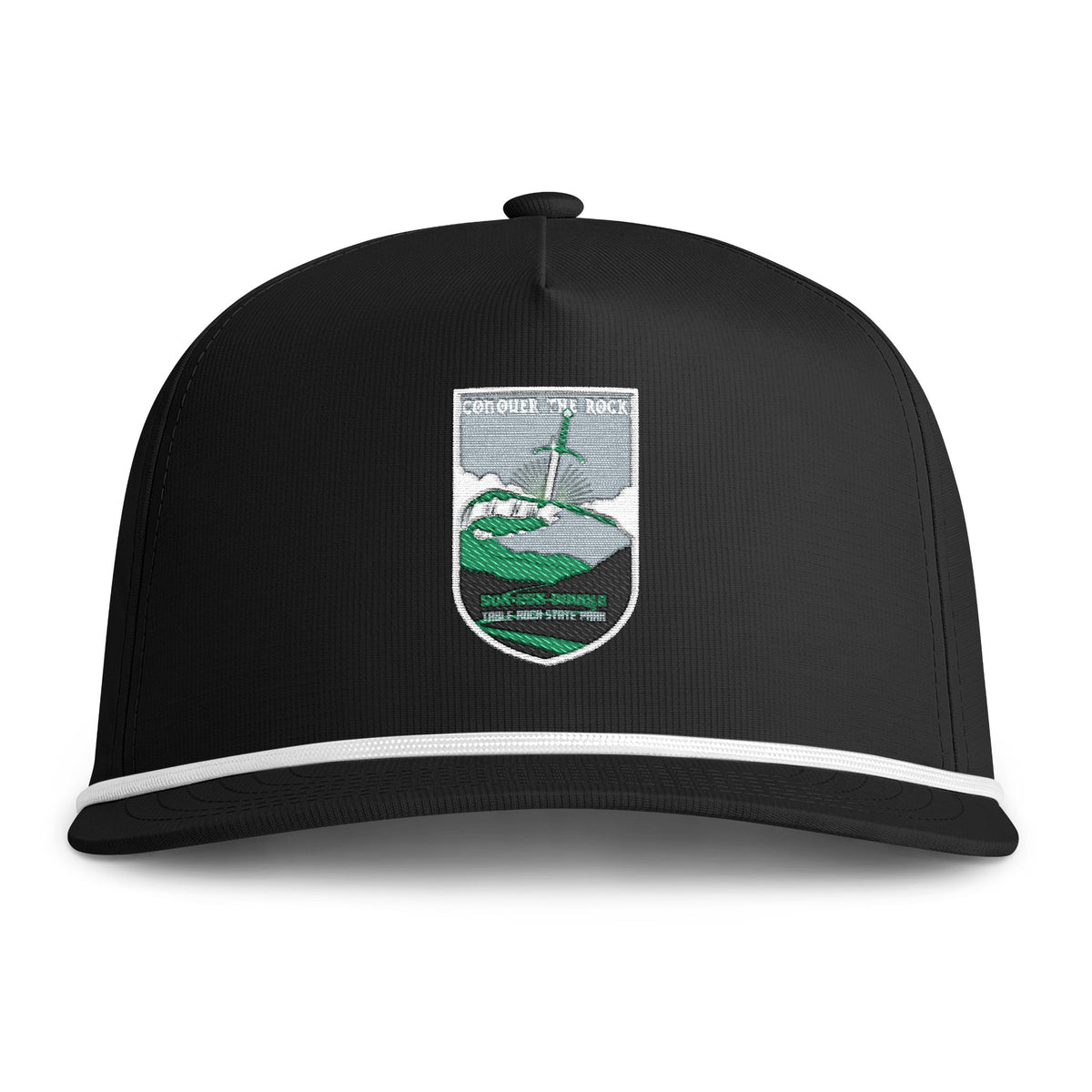 Conquer the Rock Sword in the Rock Rope Hat