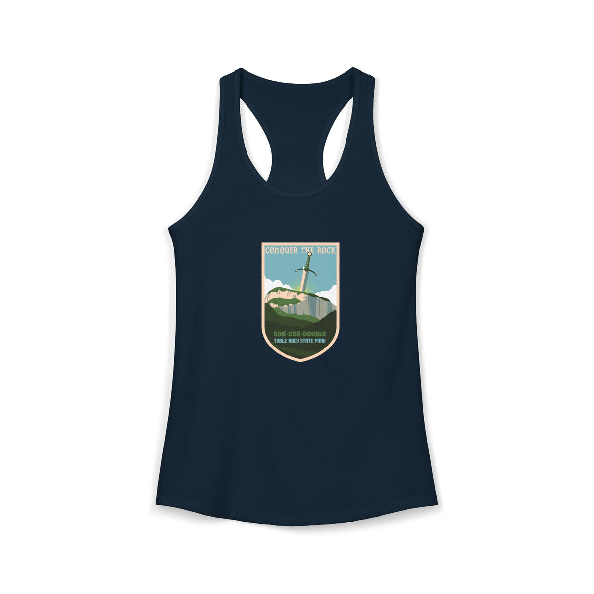 Conquer the Rock Sword in the Rock Women's Tank
