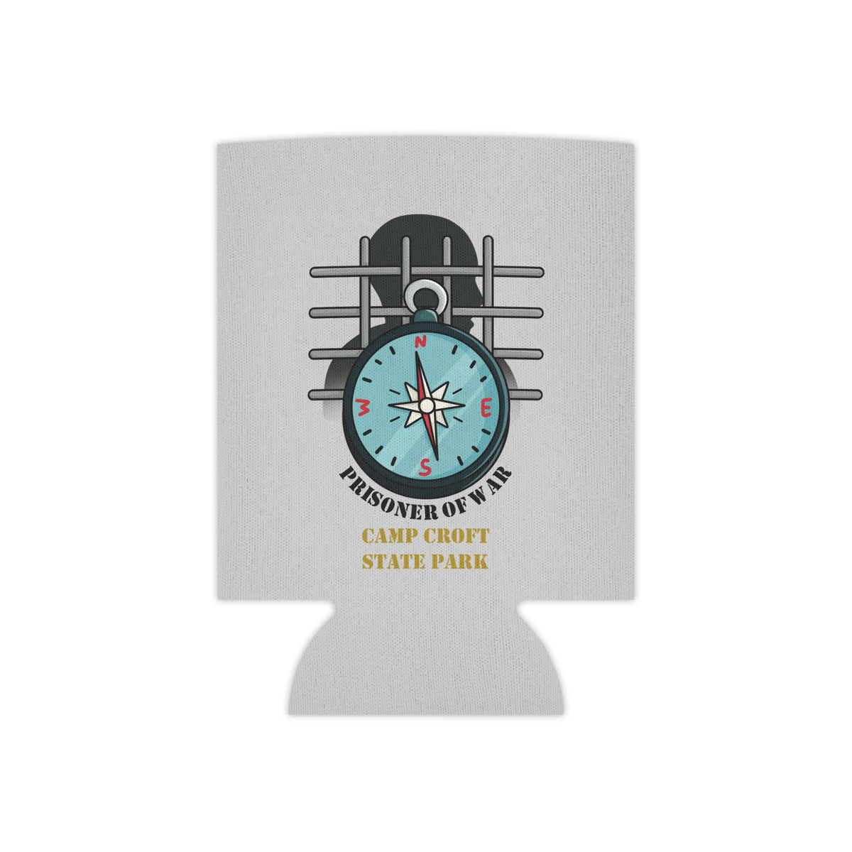 Prisoner of War Compass Can Cooler