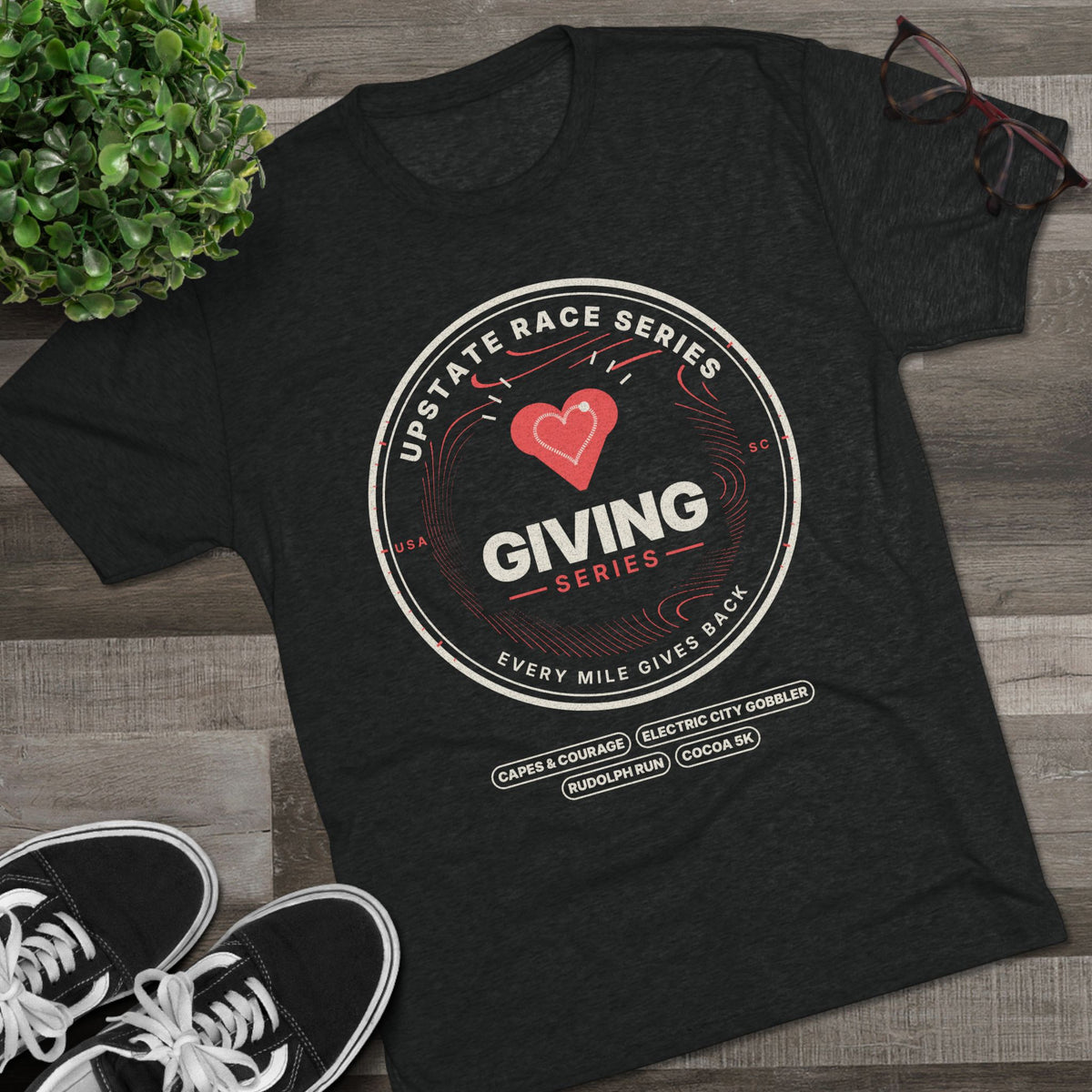 Upstate Giving Series Tee (Dark Shirts)
