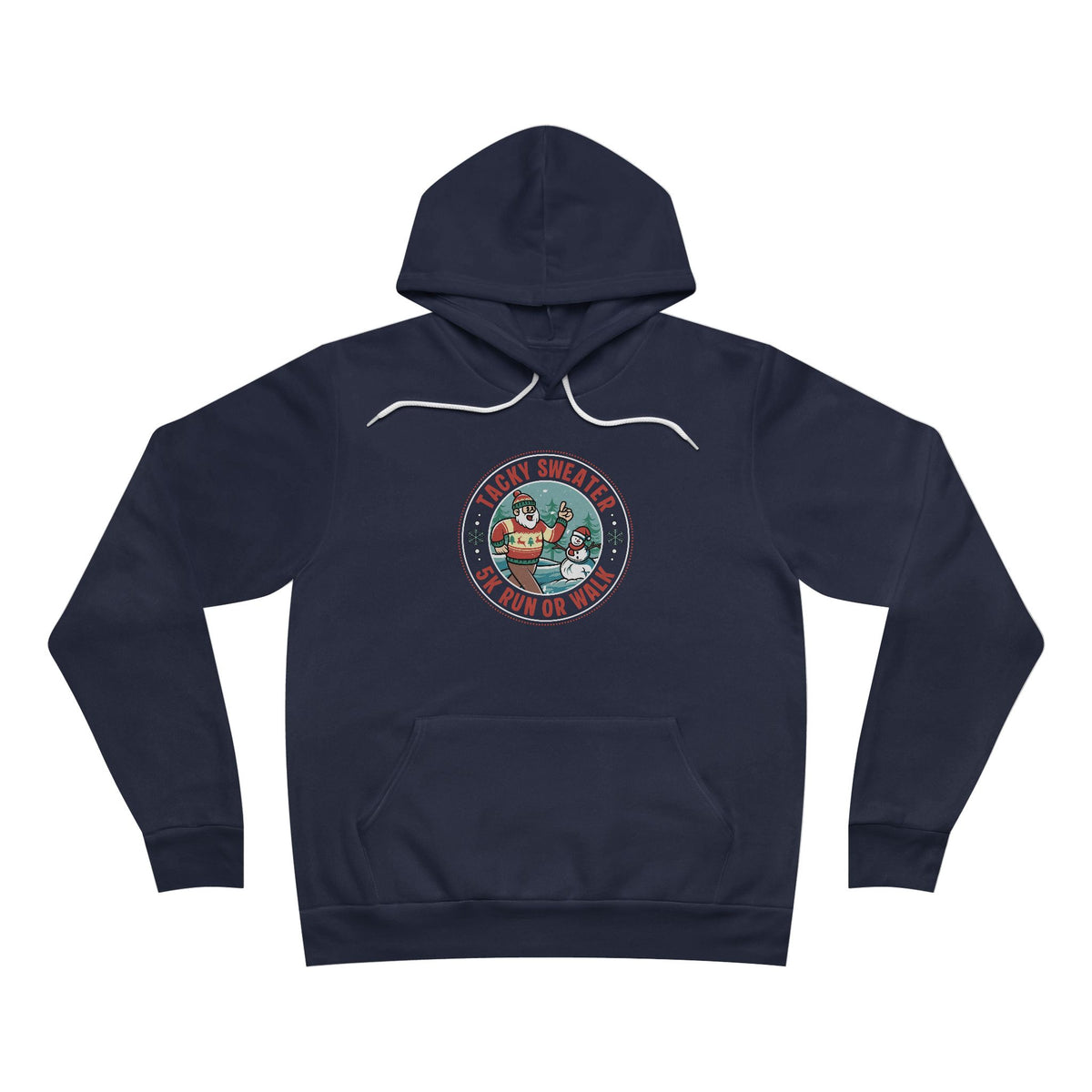 Tacky Sweater Santa Hoodie